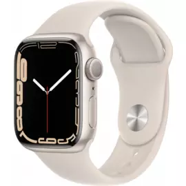 Умные часы Apple Watch Series 7 41mm Aluminum Case with Sport Band (Белый
