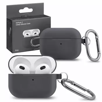 Чехол Silicone Case для Airpods 3 (Lavander Grey)
