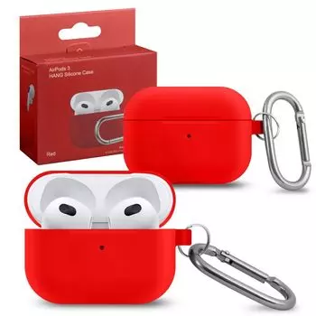 Чехол Silicone Case для Airpods 3 (Red)