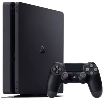 Игровая приставка Sony PlayStation 4 Slim 1000 ГБ HDD (Черный)