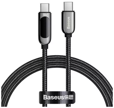 Кабель Baseus Dynamic Series Fast Charging Data Cable Type-C to Type-C 100W 1m (Черный)