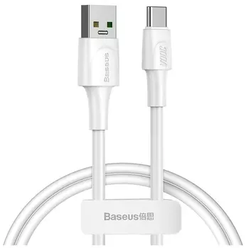 Кабель USB - USB Type-C 1м Baseus White Series