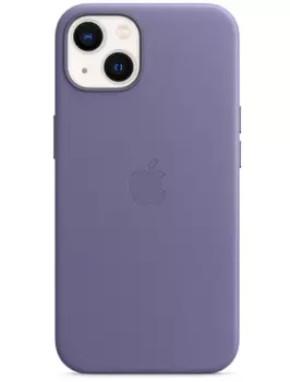 Кожаный чехол Magsafe для iPhone 13 (Лаванда)