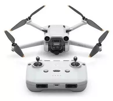 Квадрокоптер DJI Mini 3 Pro (DJI RC-N1) (Серый)