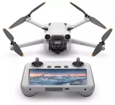 Квадрокоптер DJI Mini 3 Pro (DJI RC) (Серый)