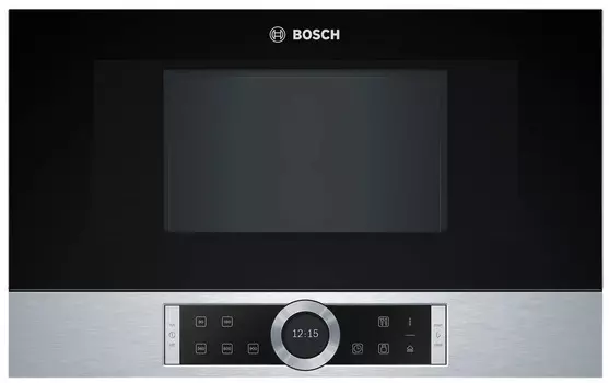 Микроволновая печь встраиваемая Bosch BFL634GS1 (Черно-Серый)