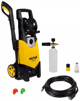 Мойка высокого давления Huter W165-QL, 165 бар, 375 л/ч (Черно-Жёлтый)
