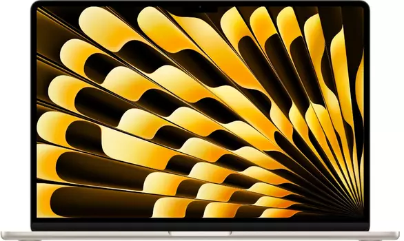 Ноутбук Apple MacBook Air 15 2023 2880x1864, Apple M2, RAM 8 ГБ, SSD 256 ГБ, Apple graphics 10-core, macOS, MQKU3 (Сияющая звезда)