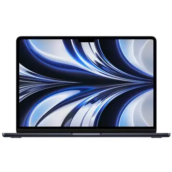 Ноутбук Apple MacBook Air 2022 13.6" (2560x1664, Apple M2, SSD 512 ГБ, Apple graphics 10-core) (Тёмная ночь, MLY43)