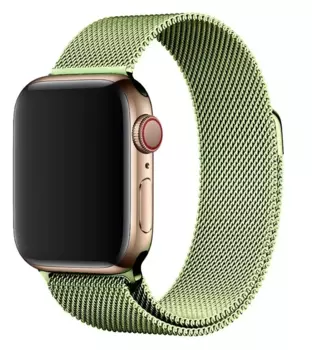 Ремешок для Apple Watch Milanese Loop 38/40mm (Зеленый)