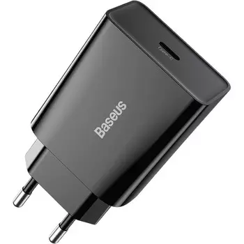 Сетевое зарядное устройство Baseus Speed Mini QC Quick Charger 1C 20W EU (CCFS-SN02) (Черный)