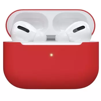 Силиконовый чехол для AirPods Pro (Красный)