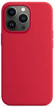 Силиконовый чехол MagSafe для iPhone 13 pro (Красный)