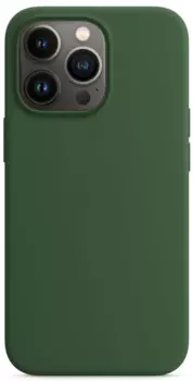 Силиконовый чехол MagSafe для iPhone 13 pro (Зеленый)