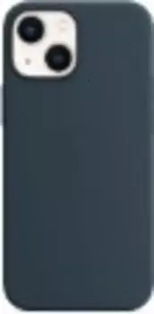 Силиконовый чехол MagSafe для iPhone 13 (Синий)