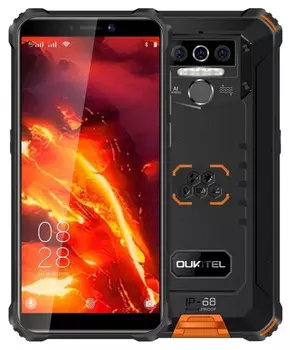 Смартфон OUKITEL WP5 Pro, черный/оранжевый