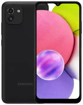 Смартфон Samsung Galaxy A03 3/32GB (Черный)