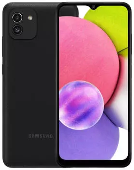 Смартфон Samsung Galaxy A03 3/32GB, черный (SHN)