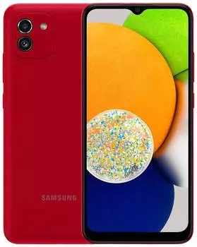 Смартфон Samsung Galaxy A03 4/128GB Global (Красный)