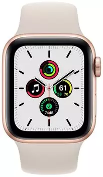 Умные часы Apple Watch SE 44mm Aluminum Case with Sport Band (2021) (Розовое золото)