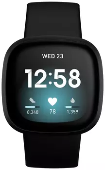 Умные часы Fitbit Versa 3, black