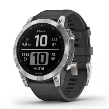 Умные часы Garmin Fenix 7 Wi-Fi (Серебристый)