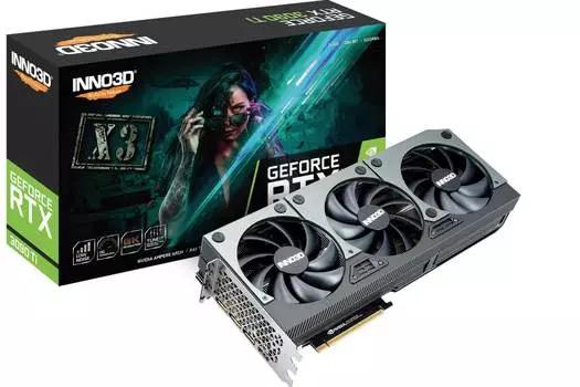 Видеокарта INNO3D 3090Ti 24GB (Черный)