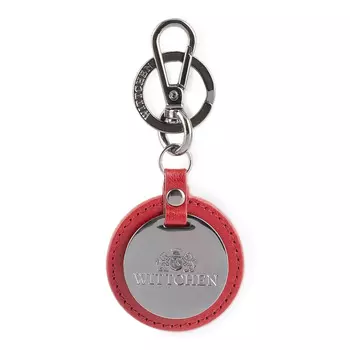 Брелок кожаный круглый