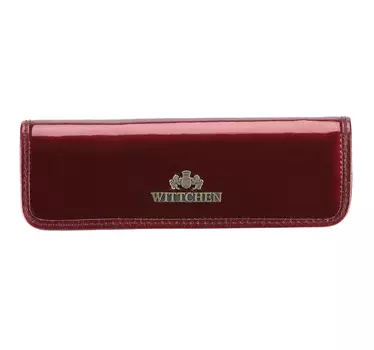 Футляр для ручек из лакированной кожи