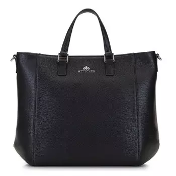 Классическая кожаная сумка-шоппер