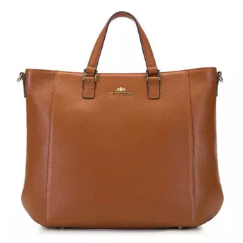 Классическая кожаная сумка-шоппер