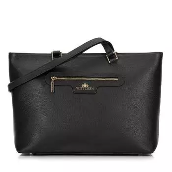 Классическая кожаная сумка-шоппер