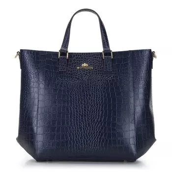 Классическая кожаная сумка-шоппер