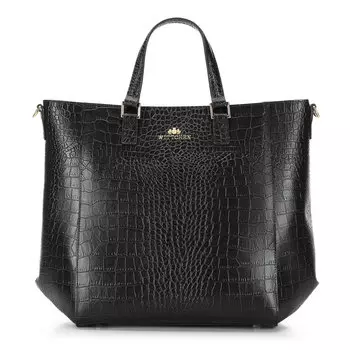 Классическая кожаная сумка-шоппер