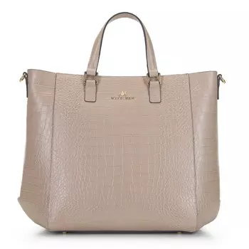 Классическая кожаная сумка-шоппер