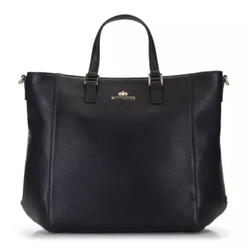 Классическая кожаная сумка-шоппер