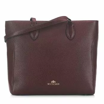 Классическая сумка-шоппер из зернистой кожи