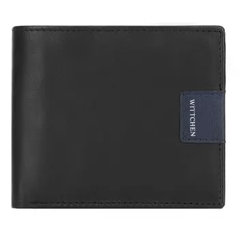 Кошелек из кожи среднего размера с нашивкой-логотипом