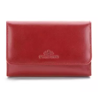 Кожаная косметичка с зеркалом