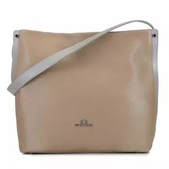 Кожаная сумка-шоппер