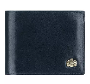 Кожаный мужской кошелек с двумя молниями |