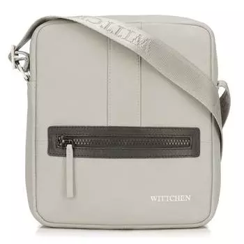 Мужская маленькая кожаная сумка-мессенджер