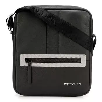 Мужская маленькая кожаная сумка-мессенджер