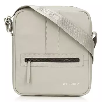 Мужская маленькая кожаная сумка-мессенджер