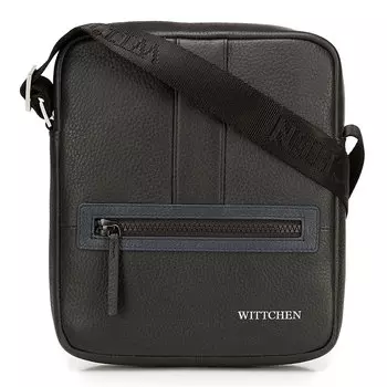 Мужская маленькая кожаная сумка-мессенджер
