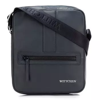Мужская маленькая кожаная сумка-мессенджер