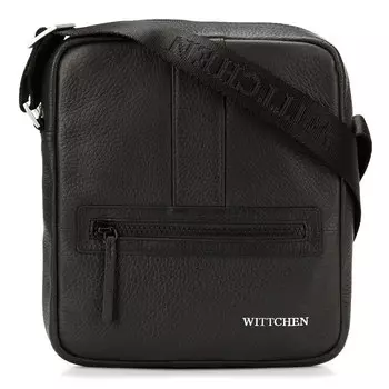 Мужская маленькая кожаная сумка-мессенджер