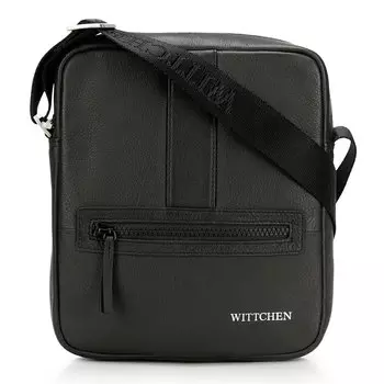 Мужская маленькая кожаная сумка-мессенджер