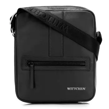 Мужская маленькая кожаная сумка-мессенджер