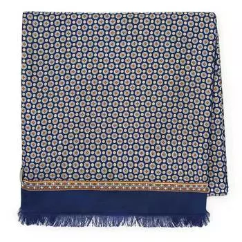 Мужской шелковый шарф на подкладке